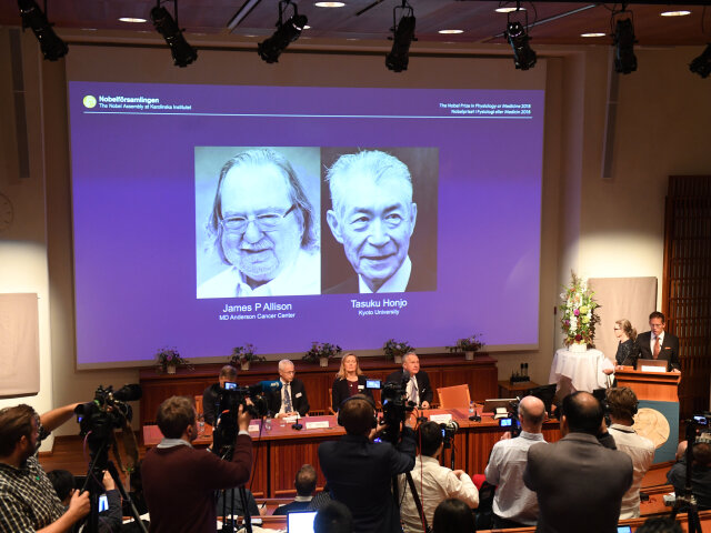 nobelova cena, james allison, tasuku hondžó