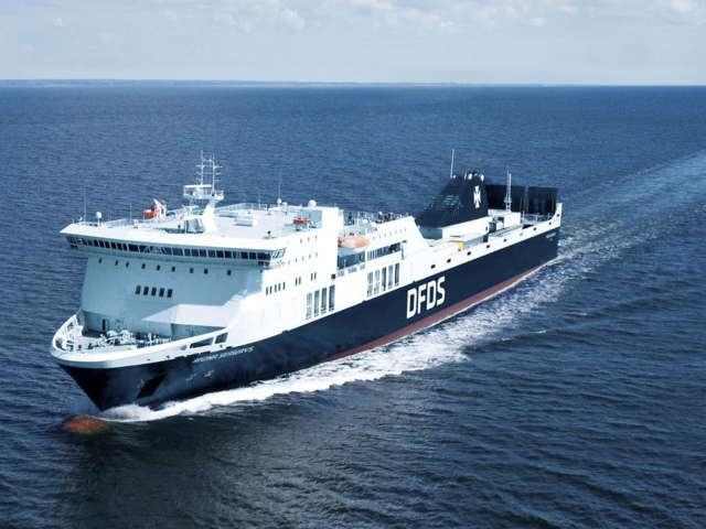 trajekt, loď, plavidlo, dfds, litva, more