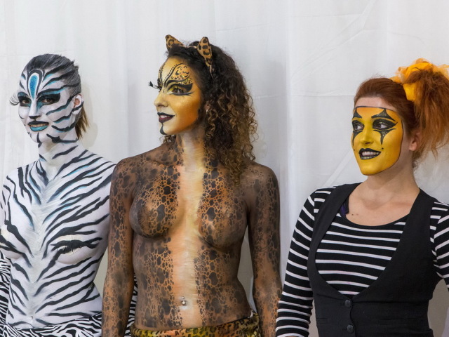 Interbeauty Incheba nahota bodypainting