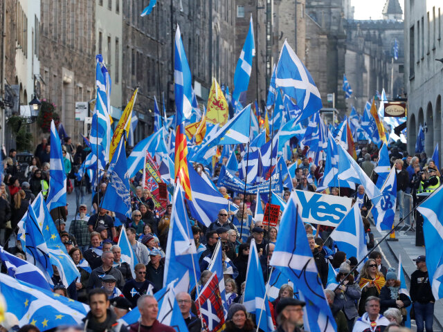 Edinburgh Škótsko protest