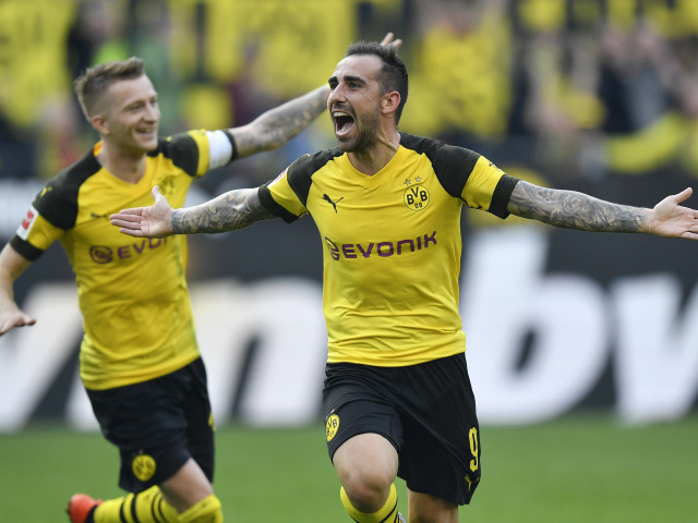 Germany Soccer Bundesliga Alcácer