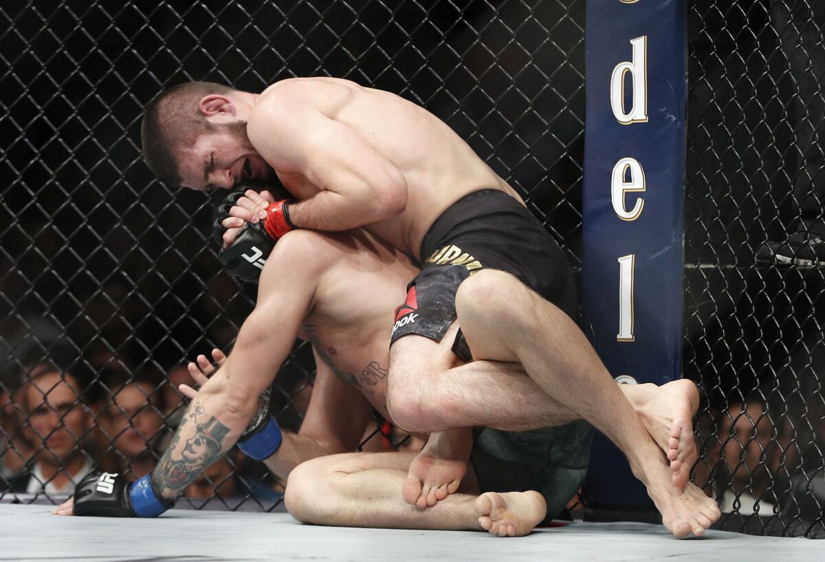 APTOPIX UFC 229 Mixed Martial Arts