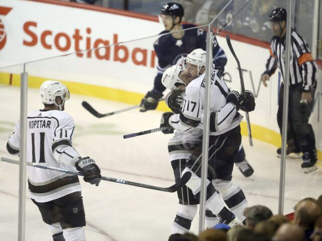Iľja Kovaľčuk, Anže Kopitar, Drew Doughty
