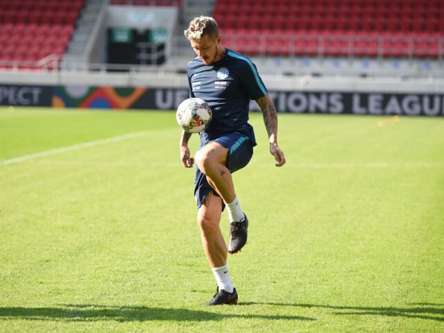 SR futbal LN Slovensko Česko tréning TTX