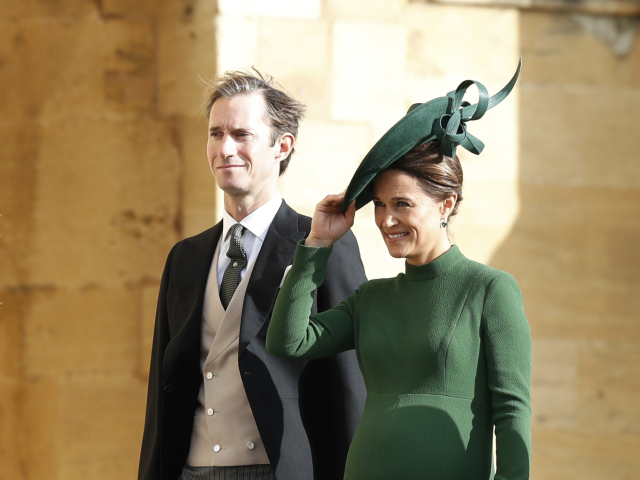 Tehotná Pippa Matthews Middleton a jej manžel James Matthews.