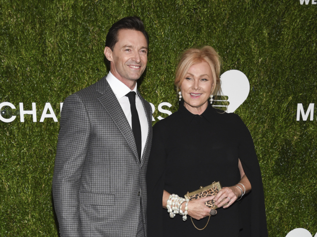 Herec Hugh Jackman a jeho manželka Deborra-Lee Furness.