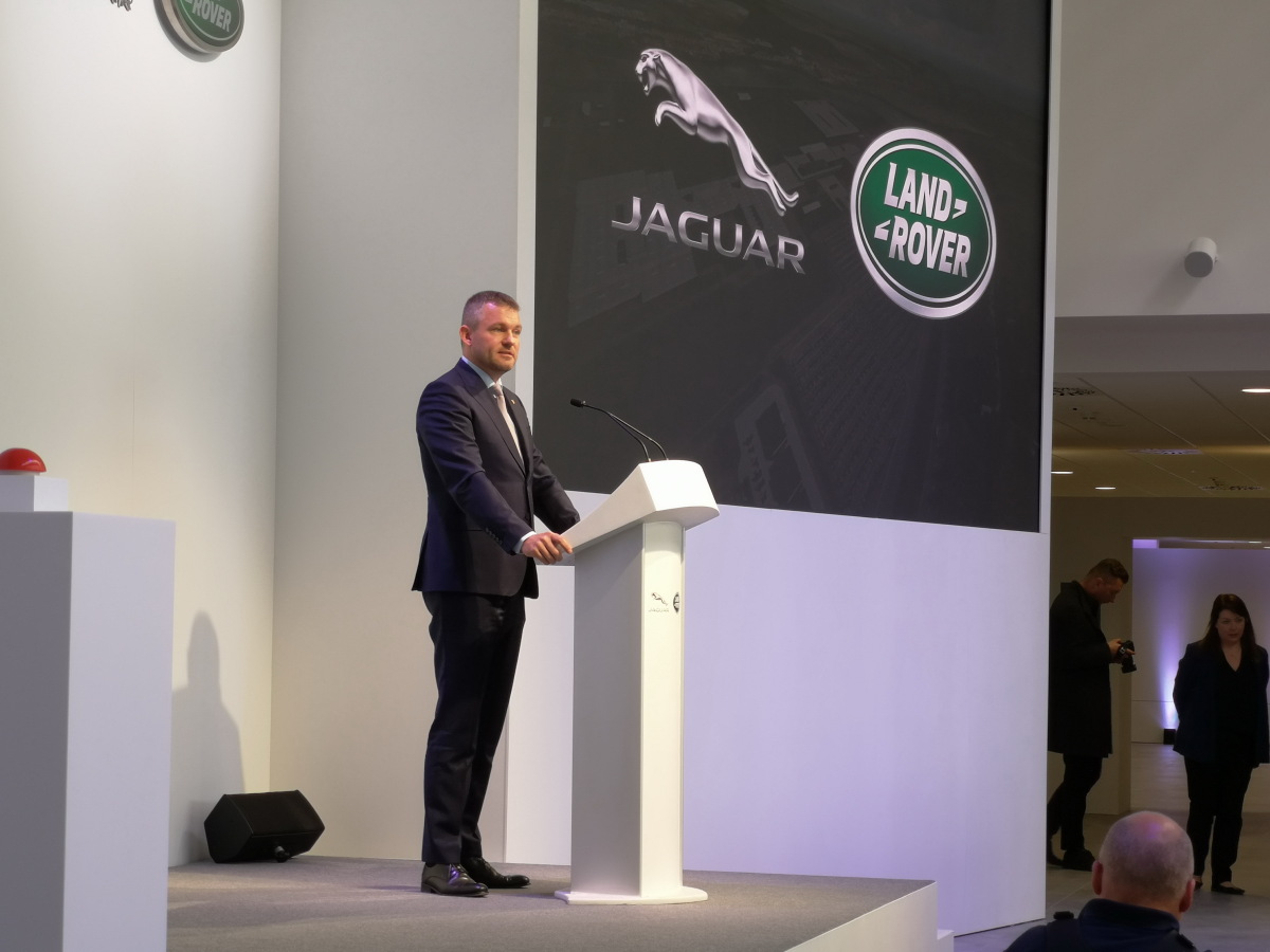 jaguar land rover nitra peter pellegrini