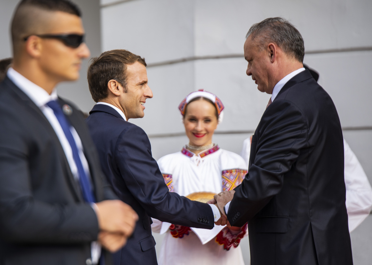 Francúzsko návšteva Macron