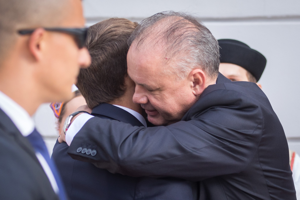 PREZIDENT: Privítanie francúzskeho prezidenta