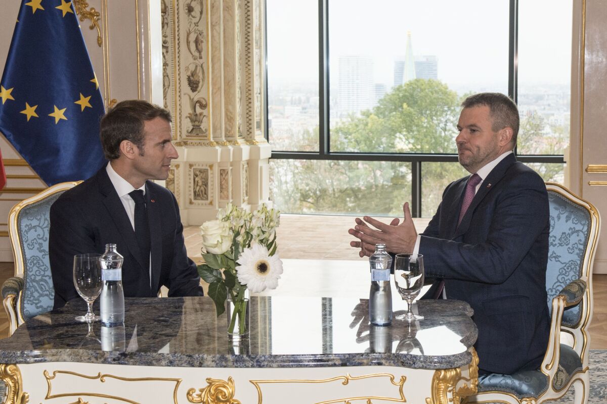 SR Francúzsko návšteva Macron BAX