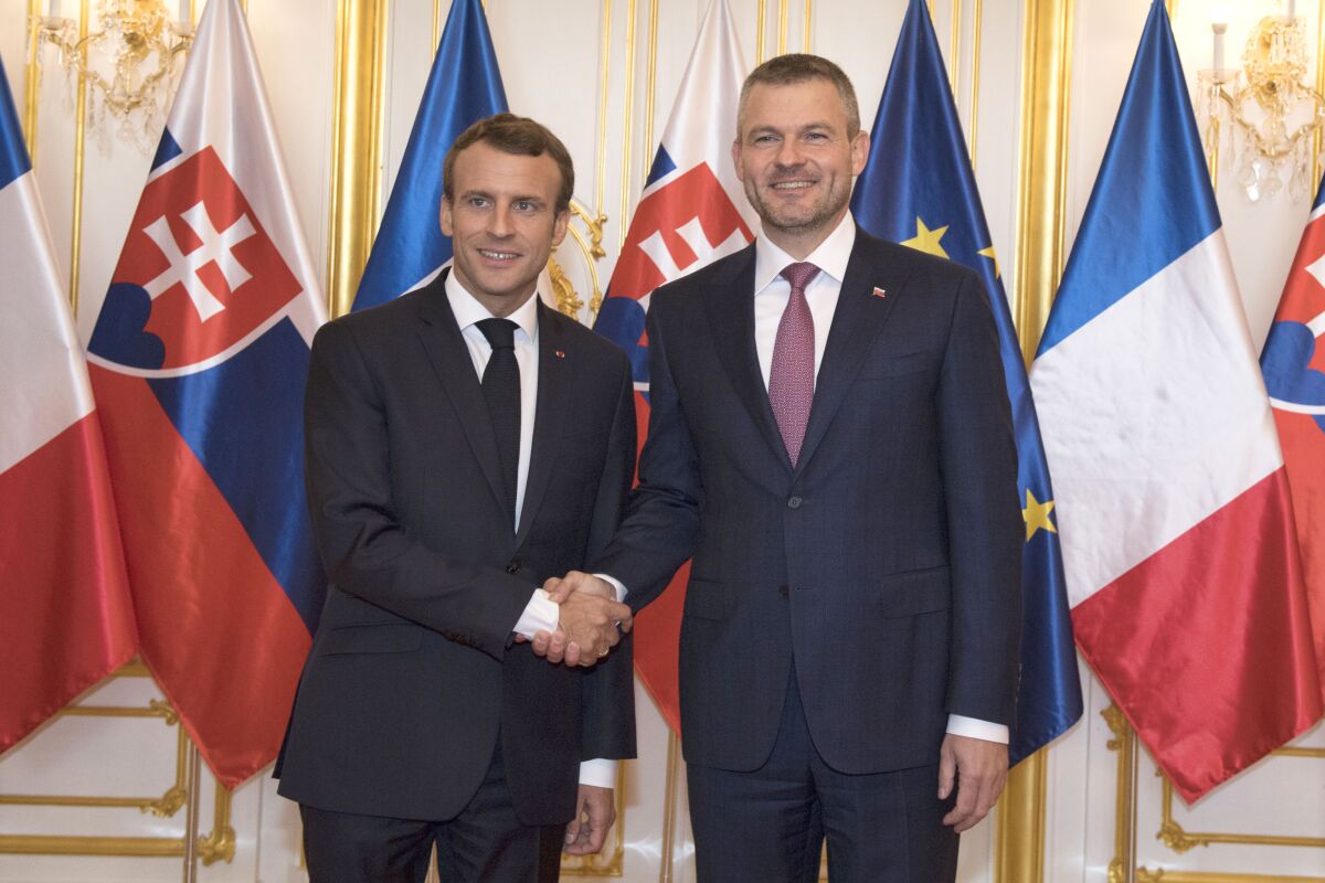 SR Francúzsko návšteva Macron BAX