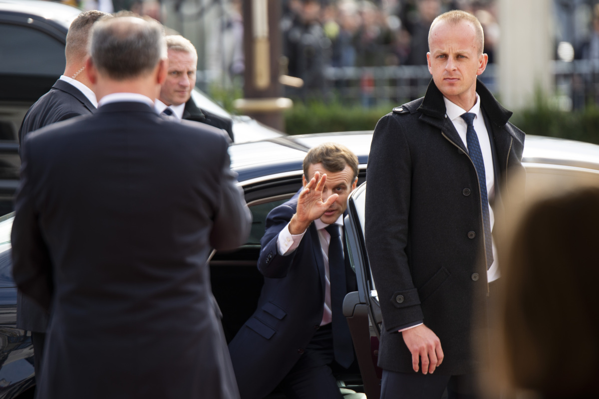 SR Francúzsko návšteva Macron BAX