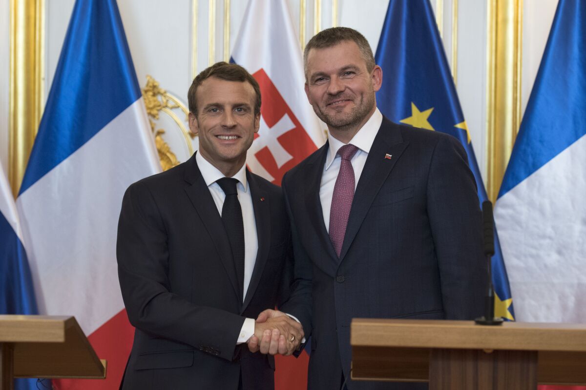 SR Francúzsko návšteva Macron BAX