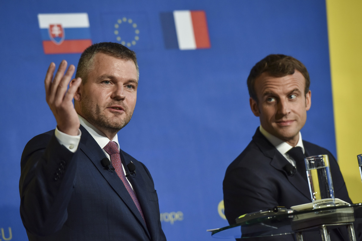 SR Francúzsko návšteva Macron BAX