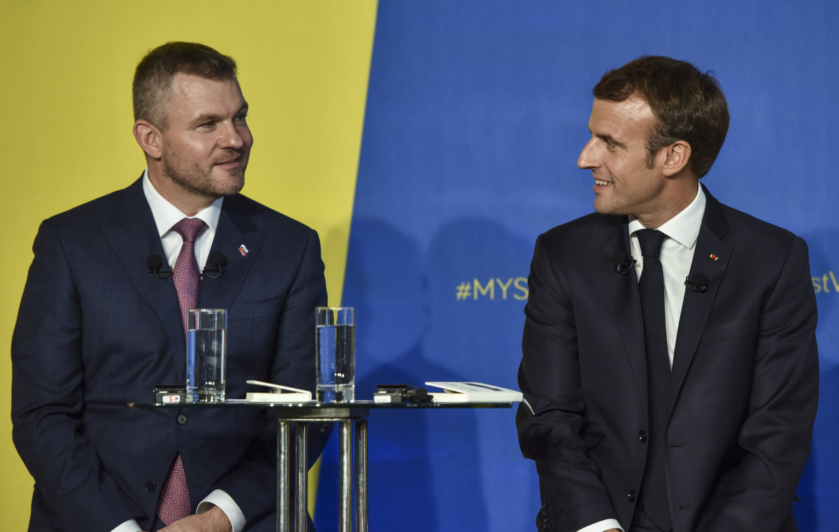 SR Francúzsko návšteva Macron BAX
