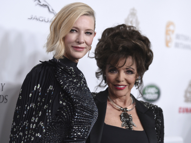 Cate Blanchett a Joan Collins
