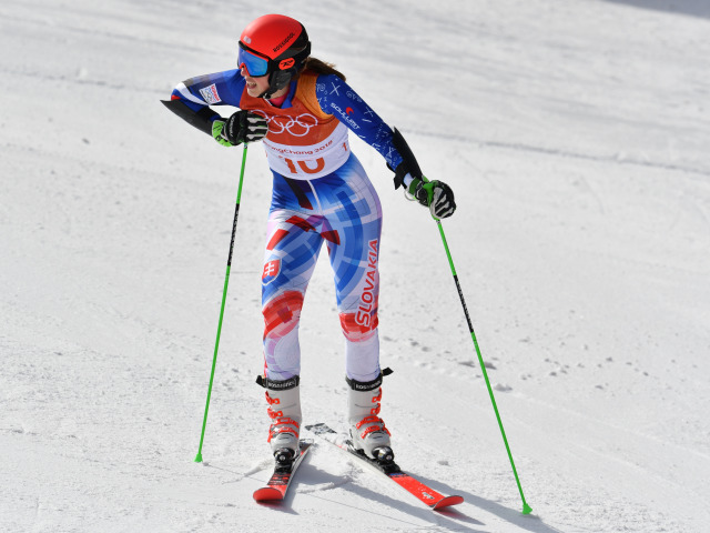 ZOH 2018: Obrovský slalom Petra Vlhová.