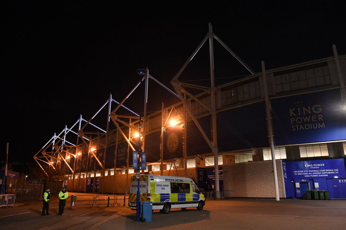 Leicester polícia futbal