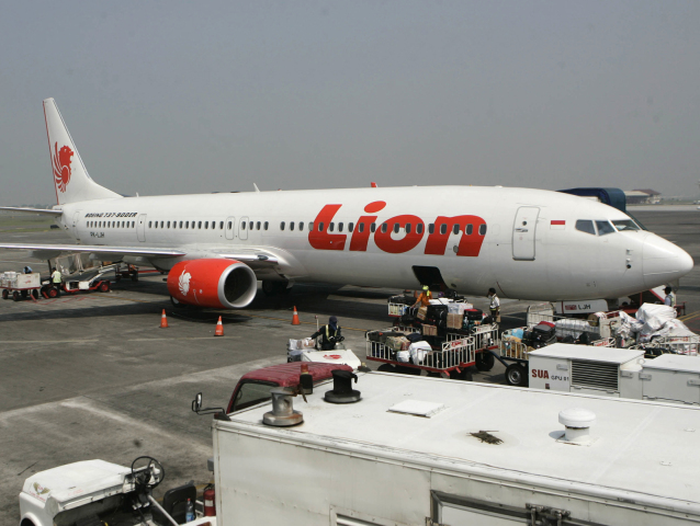 Lietadlo lion air, zrútenie lietadla