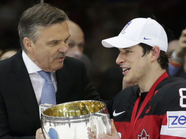 René Fasel, Sidney Crosby