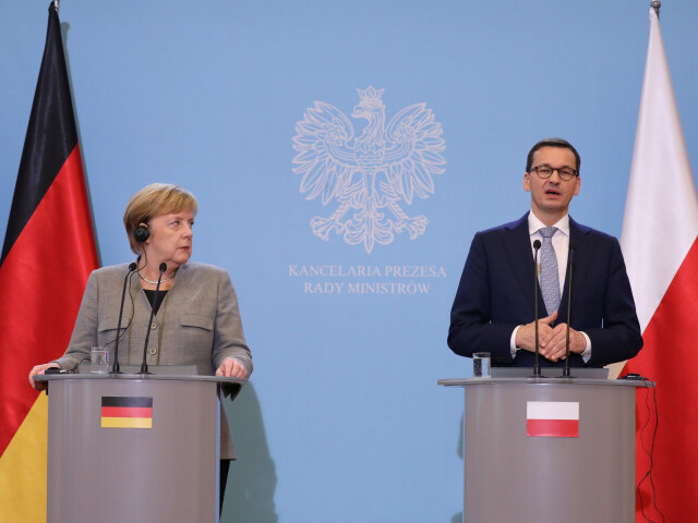 angela merkelová, Mateusz Morawiecki