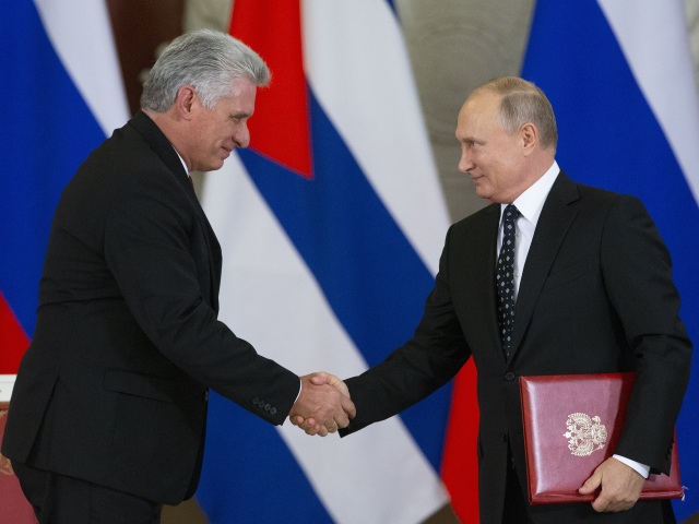 Rusko Kuba politika diplomacia prezident návšteva Putin Diaz-Canel