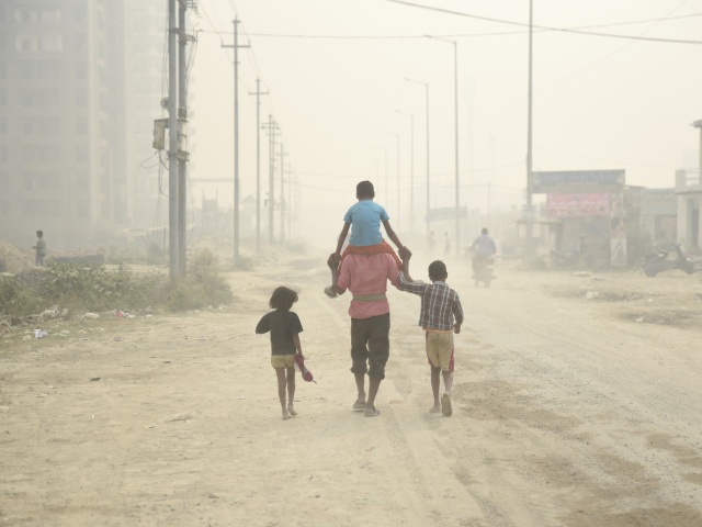 india, smog, dym, prach, znečistenie