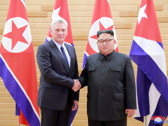 Pchjongjang, severná kórea, Kim Čong-un, Miguel Díaz-Canel 