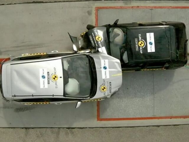 Global NCAP - Ford Fiesta 1998 vs. 2018 crash