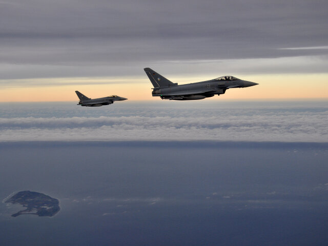 nemecko, stíhačky, nato, cvičenie, vojenské, eurofighter