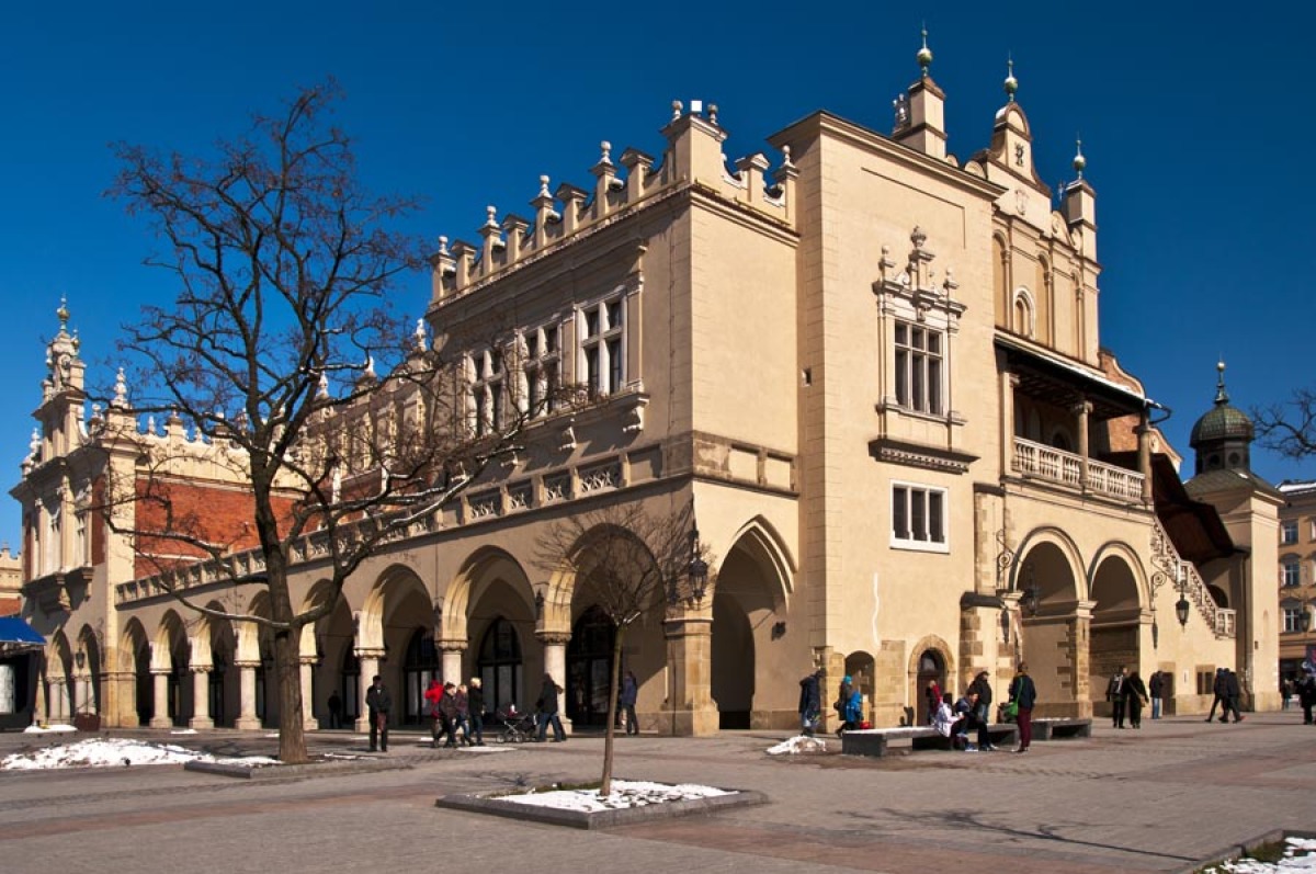 Rynek Glowny, Krakov, Poľsko