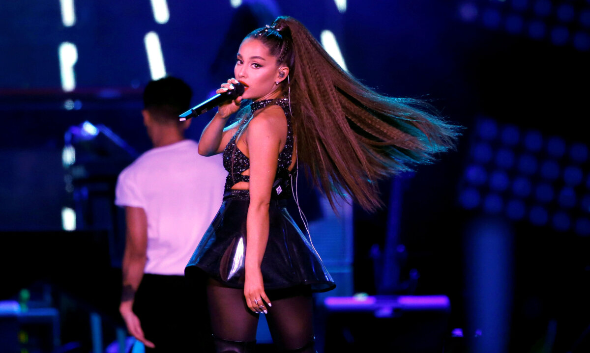 Speváčka Ariana Grande na archívnom zábere. 