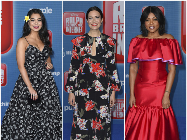 Herečky na premiére filmu Ralph breaks the internet.