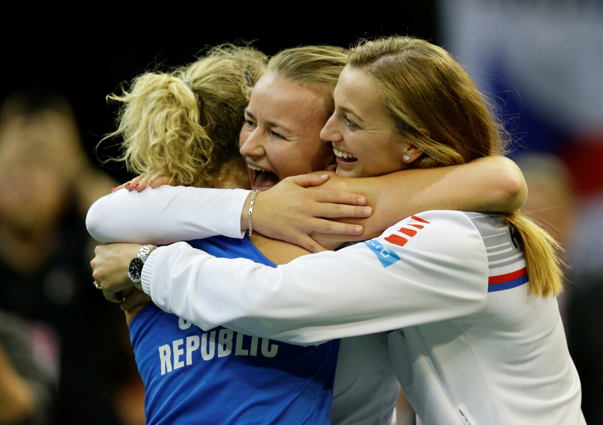 Kateřina Siniaková, Petra Kvitová, Barbora Krejčíková