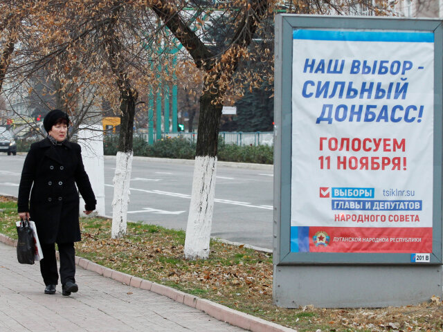 UKRAINE-CRISIS/LUHANSK-ELECTION