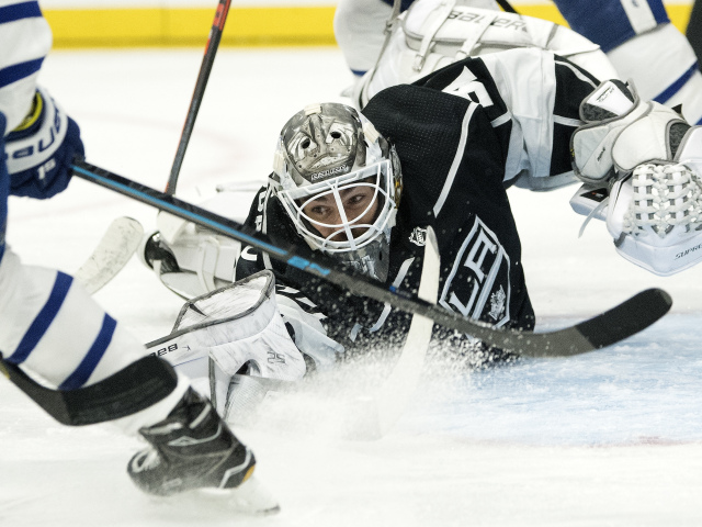 Maple Leafs Kings Hockey budaj