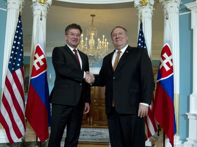 Miroslav Lajčák, Mike Pompeo