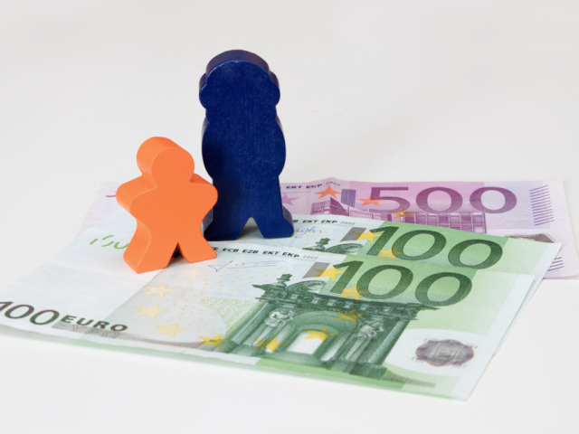peniaze, materské, eurá, bankovky