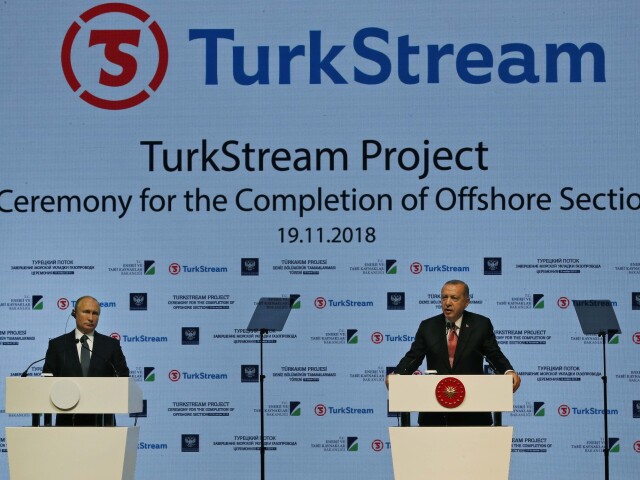 Turecko, Rusko, plynovod, TurkStream, otvorenie