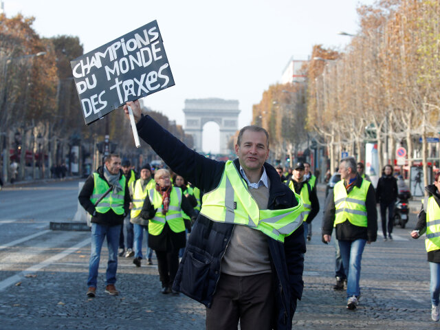 francúzsko, blokáda, protest, demonštrácia, žlté vesty