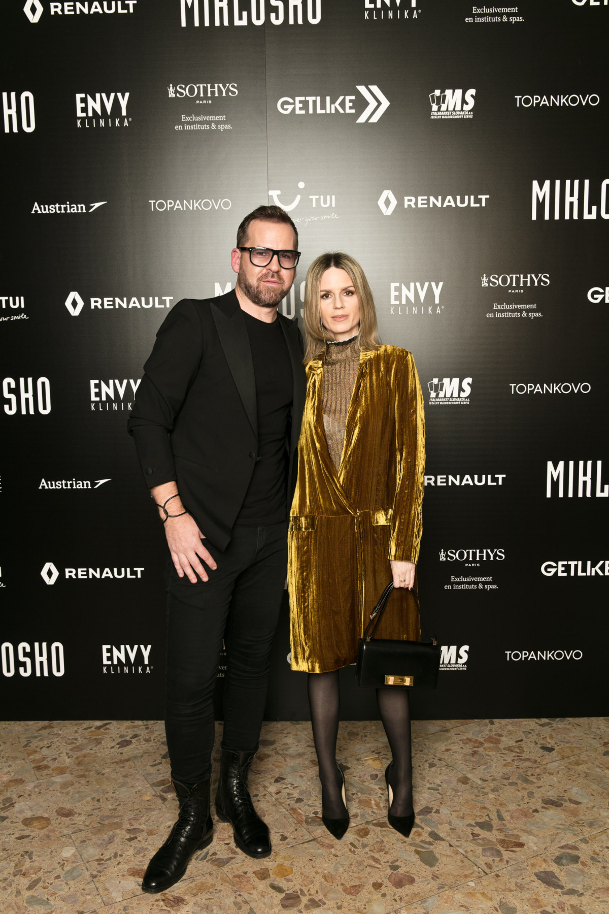 Dizajnér Fero Mikloško a štylistka Zuzana Kanisová. 