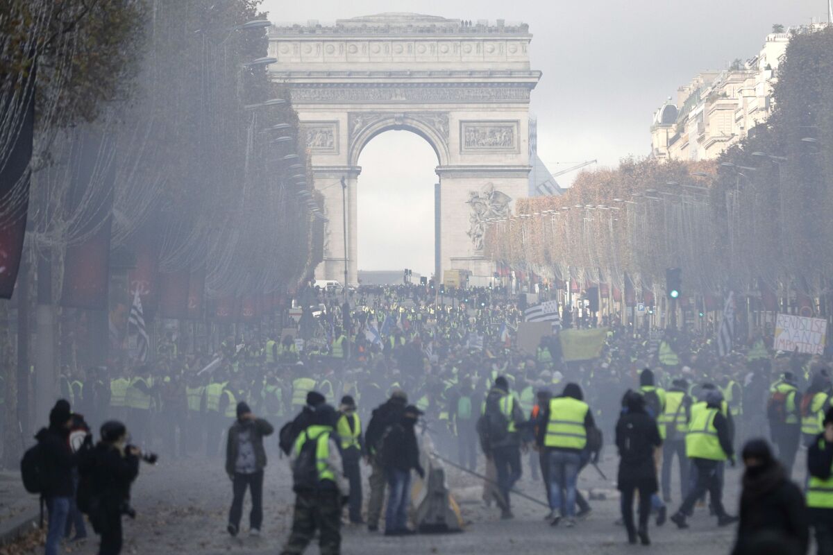 paríž, protest