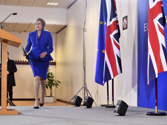 mayová, Brexit