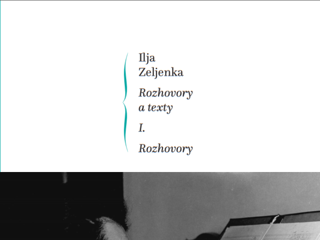 Ilja Zeljenka obálka