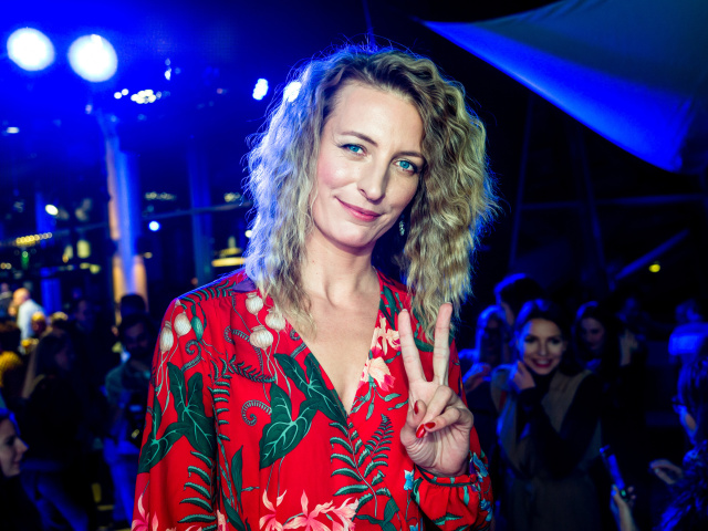 Herečka Anna Polívková. 