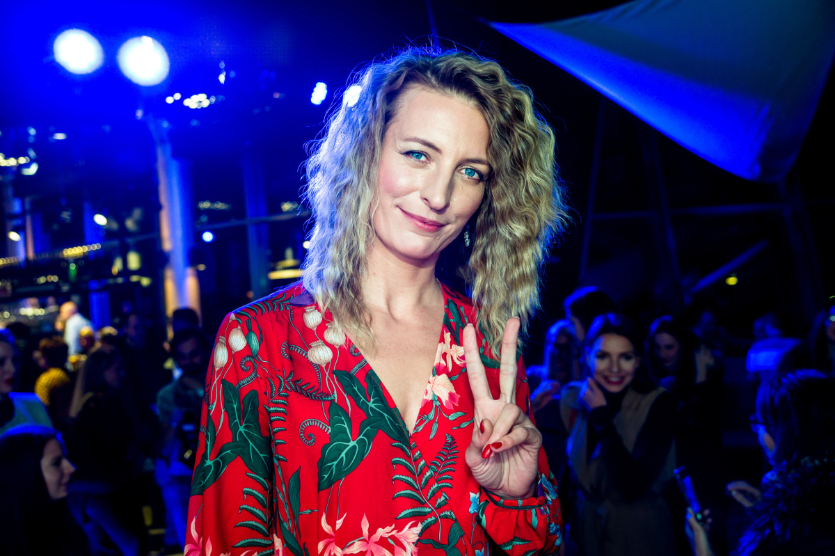 Herečka Anna Polívková. 