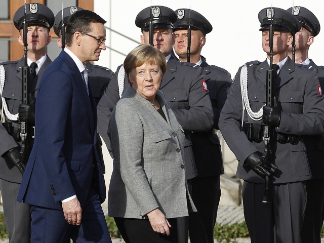 angela merkelová, Mateusz Morawiecki