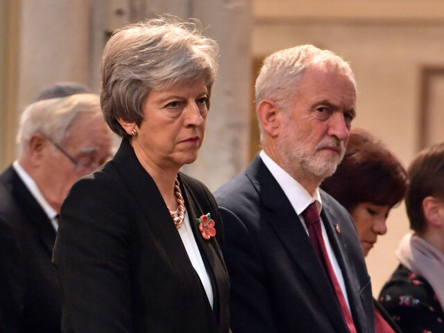 Theresa Mayová, Jeremy Corbyn, brexit