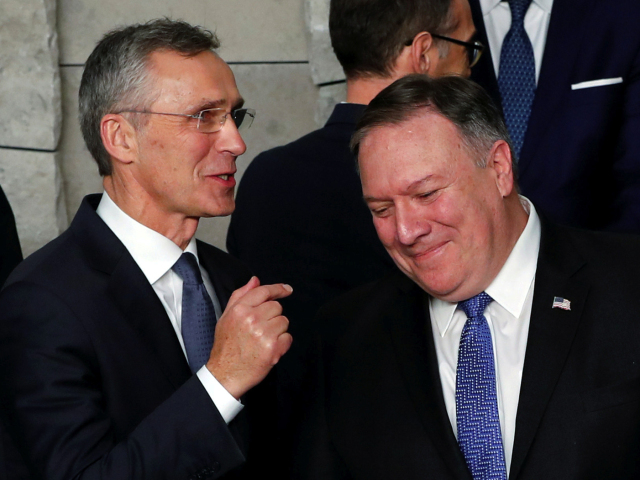 Jens Stoltenberg, Mike Pompeo