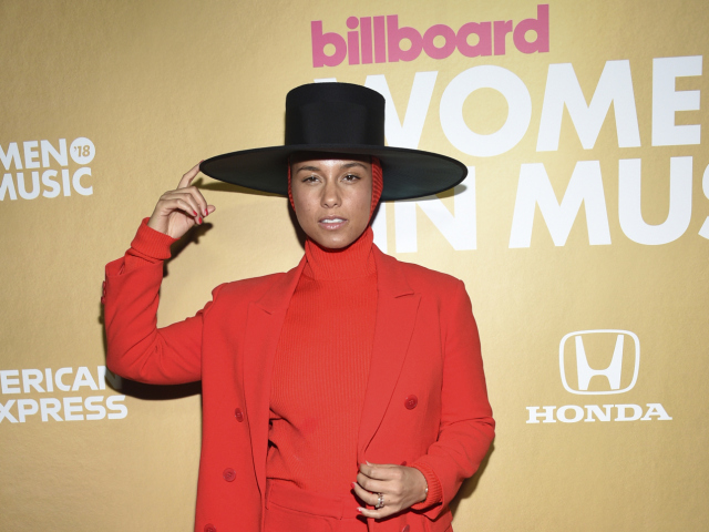 Speváčka Alicia Keys.